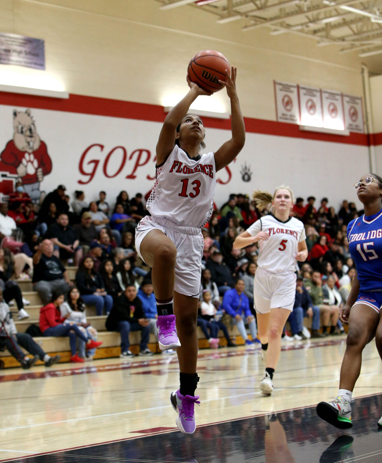 Florence vs. Coolidge girl's basketball